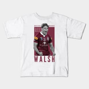 Reece Walsh Celebration Maroons Kids T-Shirt